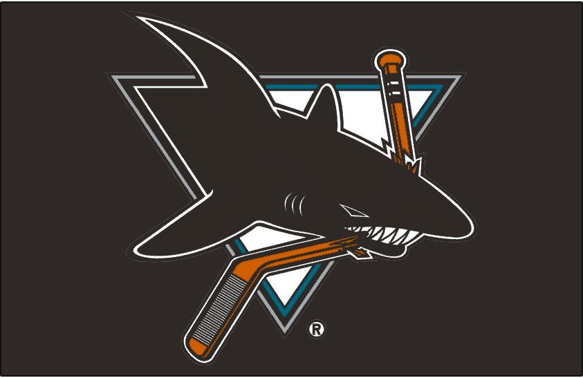 San Jose Sharks 2001-2007 Jersey Logo iron on transfers for fabric